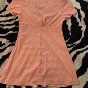Pink dress with flowers from Cotton On